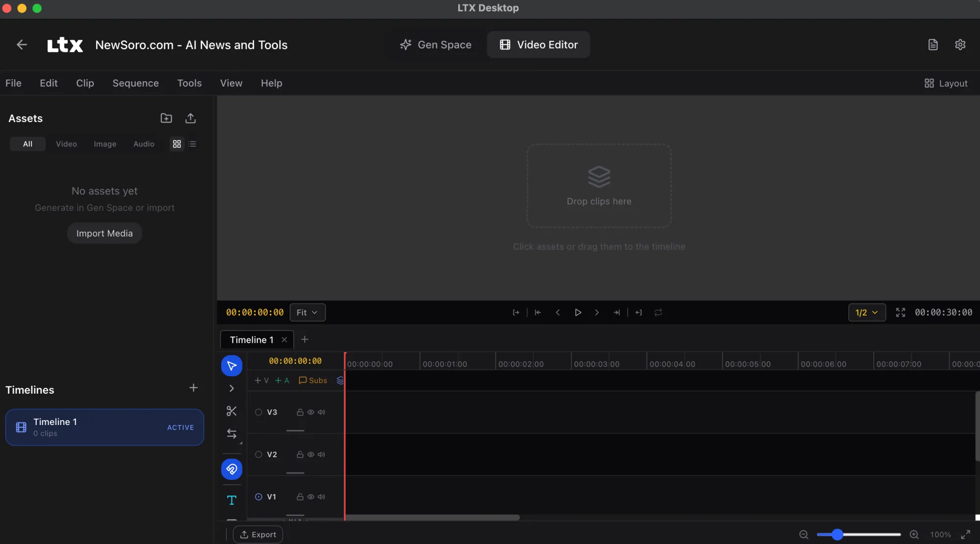 LTX Desktop Video Editor